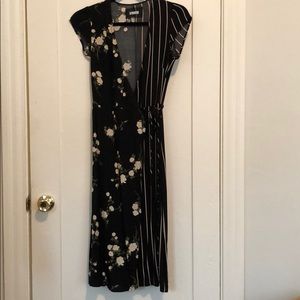 Reformation Sabrina Wrap Dress in Contessa